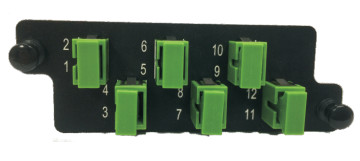 SCA Optical Fiber Patch Panel , Single Mode Patch Panel