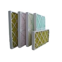Buy cheap Cardboard Preliminary Efficiency Panel Filters 295×295×21 - 595×595×21 product