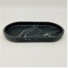 Buy cheap Black Waterdrop Shape Polyresin Bath Countertop Set Marble Print Pattern from wholesalers