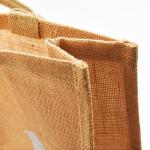 Ladies Custom Printed Burlap Tote Bag Beach Bathing Shopping Daily Life