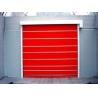 Buy cheap 380 V 50hz high speed pvc roll up door color coated galvanized steel material from wholesalers