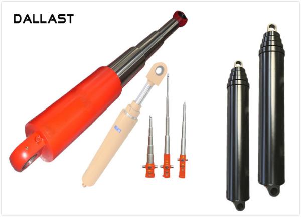2 3 Stage Telescopic Hydraulic Cylinder , Single Acting Agricultural Farm