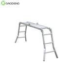 150KG Portable Aluminum Ladder 12 Steps 1.4mm Fold Up