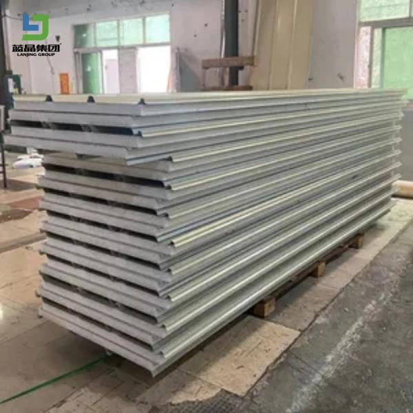 Waterproof Fireproof Insulated Metal Sandwich Panel EPS PU Rock Wool Glasswool