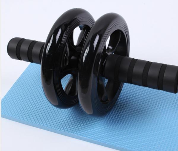 Buy cheap Super Mute Double Ab Roller Wheel Abdominal Muscle Training Wheel For Home Fitness from wholesalers