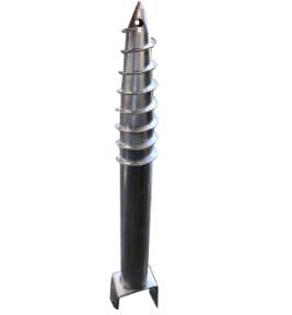 Buy cheap 8 Inch Carbon Steel Helix Ground Screws Anchors For Fence Posts from wholesalers