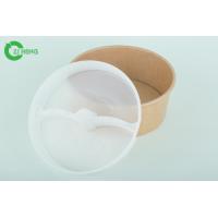 Buy cheap Microwave Safe Disposable Dinner Plates With Compartments Crack Resistance product