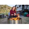 Buy cheap OEM Portable Steel Fire Pits 15Inch Wood Burning Stoves Sliver Painted from wholesalers