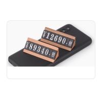 Buy cheap Adjustable Cube Tag on Wooden Base product