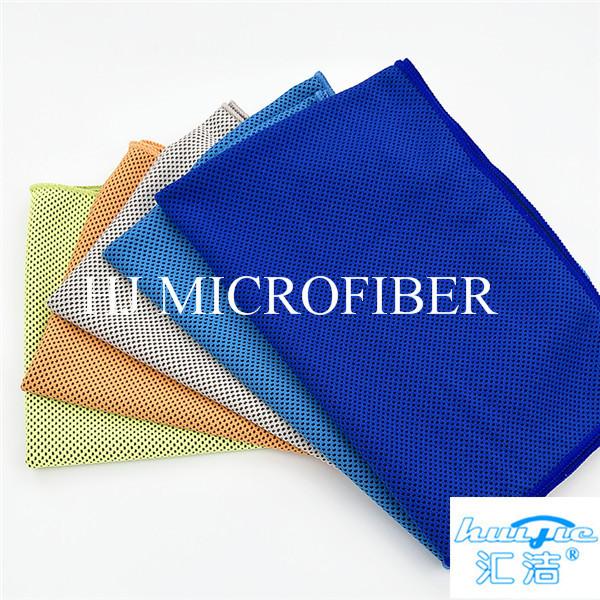 Factory Direct Microfiber Cleaning Cloth Blue Color Colorful Beach Square Towel