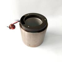 Buy cheap 16mm Travel Hollow Core Motor With 75N Peak Force Voice Coil Motor Actuator product