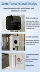 Full Automatic Swing Turnstile RFID SUS304 for Supermarket Swing Barrier