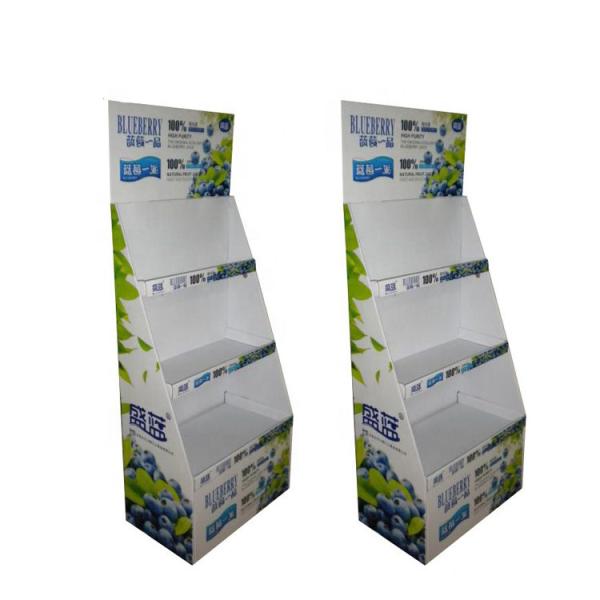 Buy cheap Cardboard Display Rack Potato Chip Advertising Recycled Paper Material from wholesalers