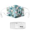 Buy cheap Flower Pattern Anti Pollution Printed Face Mask Washable from wholesalers