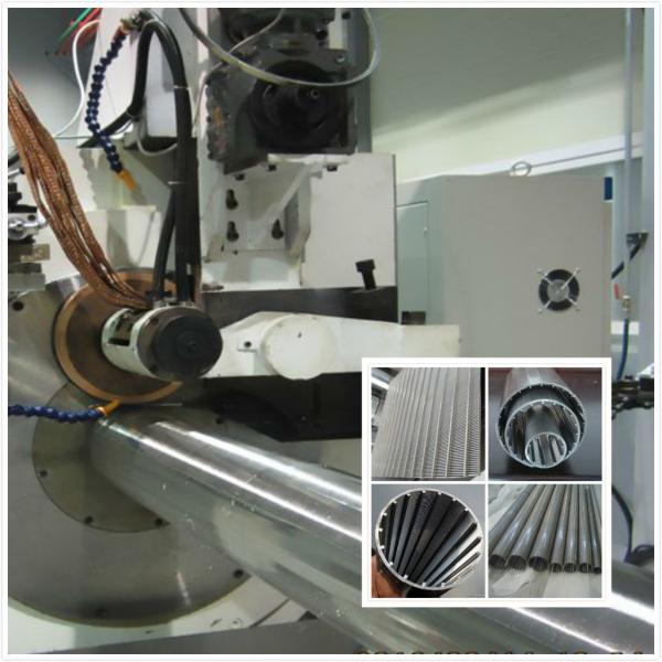 Buy cheap 0.05mm Slot Water Well Screen Pipe Wire Mesh Manufacturing Machine from wholesalers