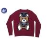 Buy cheap Teddy Bear Intarsia Womens Knit Cardigan Sweater Buttons Up Crew Neck from wholesalers