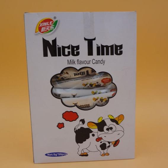 Buy cheap Long Shape Bag 5g Milk Chewy Candy / Fresh Milk Original Soft Candies from wholesalers