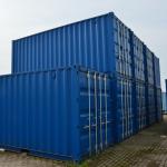 Steel Flat Pack Metal Storage Containers Thermal Insulation Wind Proofing