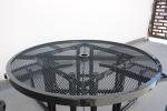 Commercial Steel Outdoor Picnic Tables And Chairs Round Shape