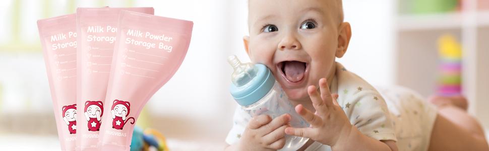 HUGVIDAS milk powder storage bags are developed in accordance with the highest safety and hygiene
