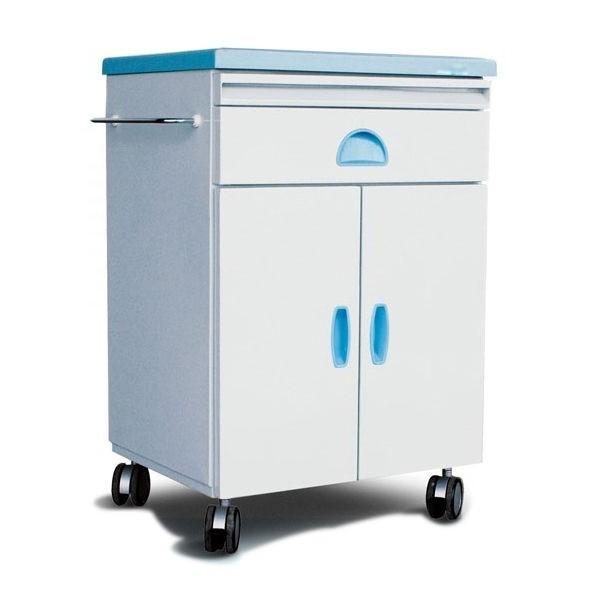 Buy cheap ABS Pastic Movable Hospital Bedside Table Medical Drawers Cabinet from wholesalers