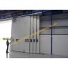 Buy cheap Multi Sector Structural Hinged Doors Bottom Roller Sliding Hangar Door Smart Track Design from wholesalers