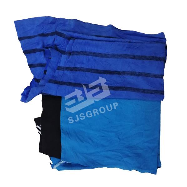 Buy cheap Grade A T-shirt Mixed Color 100% Cotton Waste Rags Industrial Wiping Used Rags Coloured Singlet Wipers from wholesalers