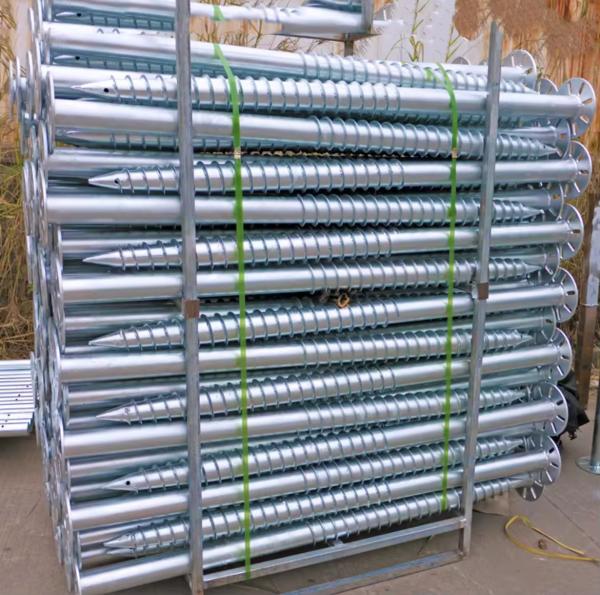 Buy cheap Hot Dip Galvanizing Solar Ground Screw Foundationfor Ground Solar System from wholesalers