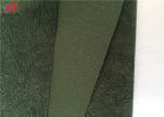 Durable Floral Sofa Velvet Upholstery Fabric Bonded Polyester Pongee Fabric