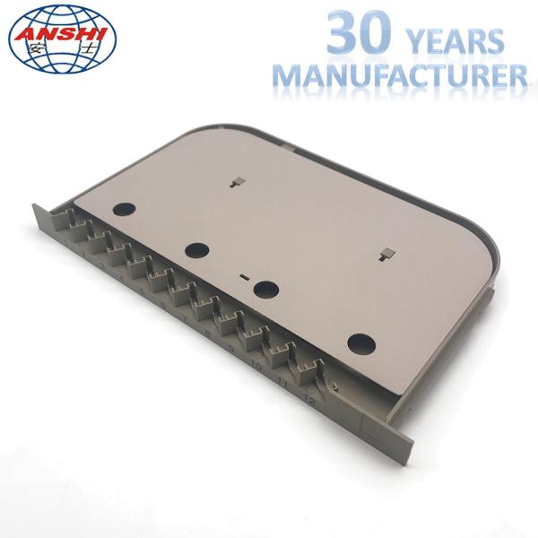 Buy cheap ODF Optical Distribution Frame Flame Retardent Material 12 Cores Fiber Optic Splice Tray from wholesalers