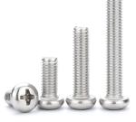 ANSI Nickel Plated Machine Screws Din 7985 M4 White Zinc Plating