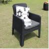 Buy cheap Plastic Cane Stackable Arm Chair for Outdoor Restaurant Cafe in Villa Patio Garden from wholesalers