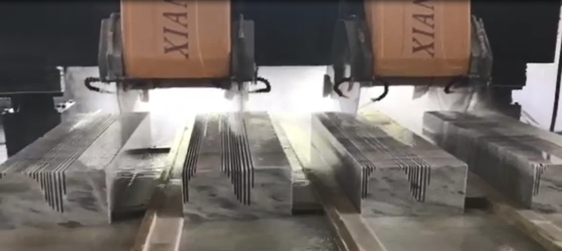 Easy Maintenance Stone Profile Cutting Machine with Blade Diameter Range 400-700mm