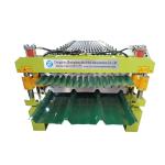 PLC Controlled Automatic Trapezoid Corrugated Metal Roof Ibr Sheet Roll Forming