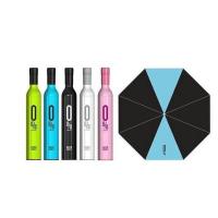Buy cheap 3 Section Folding Deco Umbrella Wine Bottle 21 Inch Strong Steel Shaft / Ribs product