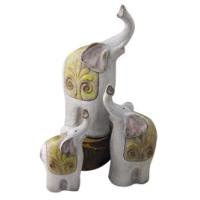 Buy cheap Animal Elephants Terracotta Garden Ornaments For Outdoor / Indoor product