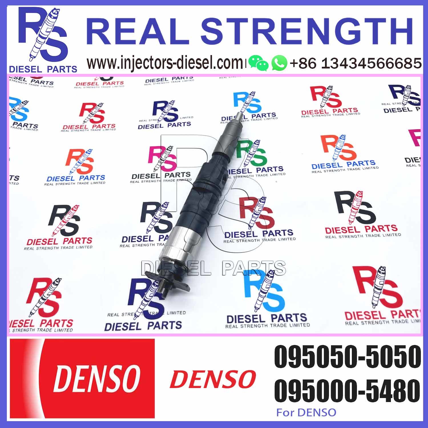 Common Rail Diesel Fuel Injector 095050-5050 RE507860 RE516540 RE519730 RE501924 For John Deere Tractor