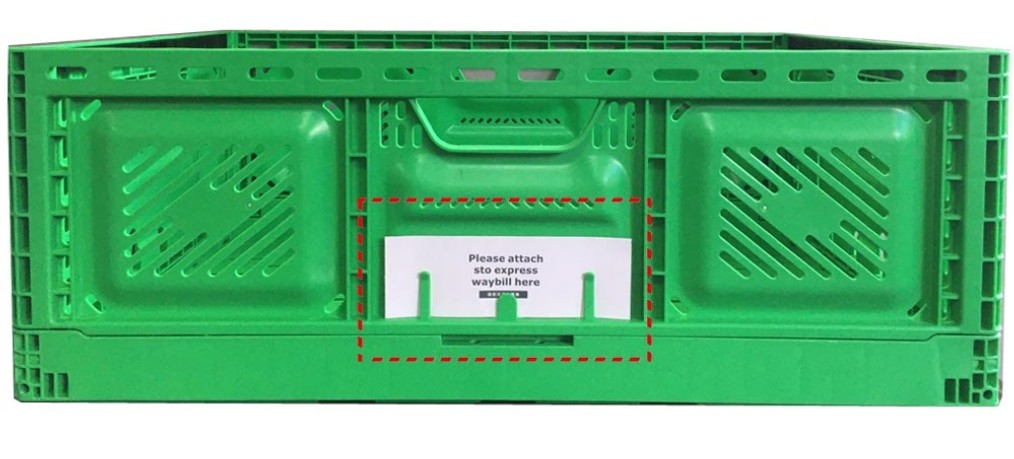 600x400mm Stackable Foldable Crates Mesh Storage Plastic Vegetable Moving Crates