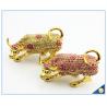 Buy cheap Wall Street Full Of Rhinestone Lucky Cattle Trinket Box Decoration Animal Trinket Box SCJ415 from wholesalers