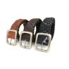 Buy cheap 4.0cm Width Mens Casual Leather Belt / Strong Pin Buckle Black Braided Leather Belt from wholesalers