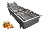 Automatic Salad Fruit Air Bubble Cleaning Production Line Customized