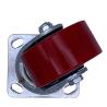Buy cheap 4 Inch Red Cast Iron Caster Wheel Swivel PU Casters Heavy Duty Casters from wholesalers
