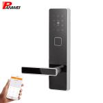 CNC Aluminium Digital Front Door Lock , Card Door Lock Card Access System Anti