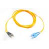 Buy cheap Single Mode Duplex 3mm 3m SC/UPC-FC/UPC Fiber Optic Patch Cable Strong Tensile Performance from wholesalers