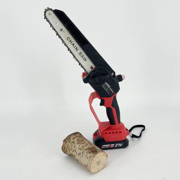 Buy cheap 21V Hand-Held Cutting Machine Cordless Chain Saw 8 Inch Mini Electric Chainsaw For Wood Cutting from wholesalers