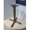 Buy cheap Fancy Rusty Coffee Table Base Cross Base Mild Steel Cafe Table Dining Height 28'' from wholesalers