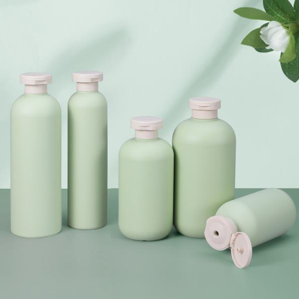 Buy cheap 200ml 260ml 300ml 400ml 500ml HDPE Plastic Lotion Bottle With Flip Top Cap for Shampoo from wholesalers