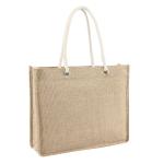 Personalised Printed Jute Bags Beach Shoulder Burlap Tote For Promotion