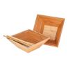 Buy cheap Bamboo Salad Bowl 4 PC Set w/Serving Hands 2 square bowls & pair salad servers Eco-Friendly BPA Free from wholesalers