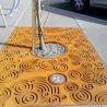 Buy cheap Outdoor Corten Steel Trees Protection Grate Outside Street Sidewalk Metal Tree Safety Grill from wholesalers